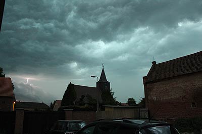 Gewitter mit Blitz