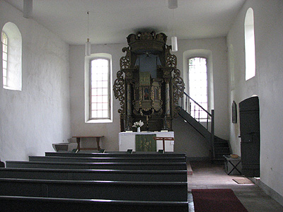 Inneres der Dorfkirche