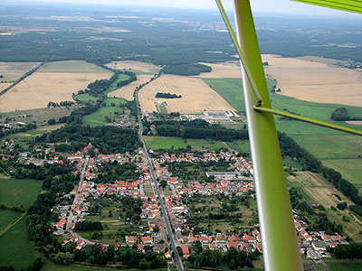 Kloster Zinna - aus der Vogelperspektive